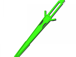 Terran Empire Dagger - Star Trek - Printable - STL files Model Cetak 3D