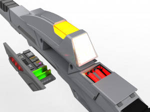 Type 3A Phaser Rifle - Star Trek - Printable - STL files 3D प्रिंट मॉडल