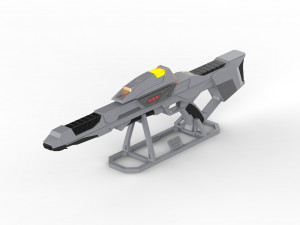 Type 3A Phaser Rifle - Star Trek - Printable - STL files 3D प्रिंट मॉडल