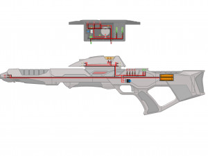 Type 3A Phaser Rifle - Star Trek - Printable - STL files 3D प्रिंट मॉडल