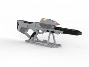 Type 3B Phaser Rifle - Star Trek - Printable - STL files 3D 프린트 모델