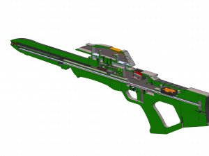 Type 3B Phaser Rifle - Star Trek - Printable - STL files 3D 프린트 모델