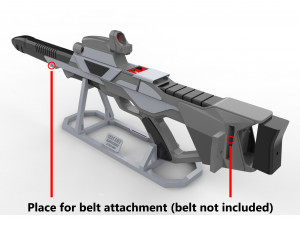 Type 3 Nemesis Phaser Rifle - Star Trek - Printable - STL files Modelo de impresión 3D