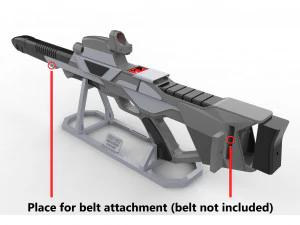 Type 3 Nemesis Phaser Rifle - Star Trek - Printable - STL files 3D Print Model