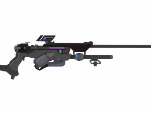 Ana Sniper Rifle - Overwatch - Printable - STL files - 3 SKINS 3D Print Model
