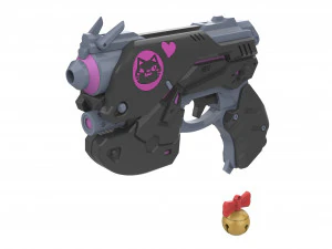 DVa Blaster Kara Kedi G&ouml;r&uuml;n&uuml;m&uuml; - Overwatch - Yazdırılabilir - STL dosyaları 3D Baskı Modeli
