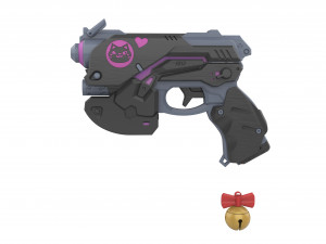 DVa Blaster Black Cat Skin - Overwatch - Printable - STL files 3D Print Model