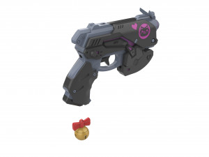 DVa Blaster Black Cat Skin - Overwatch - Printable - STL files 3D Print Model