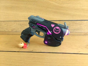 DVa Blaster Black Cat Skin - Overwatch - Printable - STL files 3D Print Model