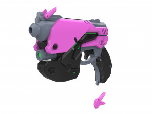 DVa Blaster - Overwatch - Printable - STL files - Pesonal Use Modelo de Impressão 3D