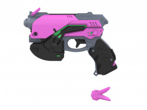DVa Blaster - Overwatch - Printable - STL files - Pesonal Use Modelo de Impressão 3D