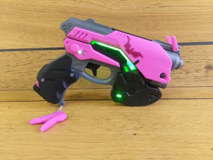 DVa Blaster - Overwatch - Printable - STL files - Pesonal Use 3D Print Model