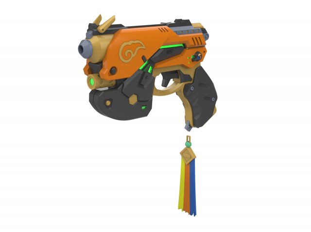 DVa Blaster Palaquin Skin - Overwatch - Printable - STL files 3D Print Model .c4d .max .obj .3ds .fbx .stl .blend 