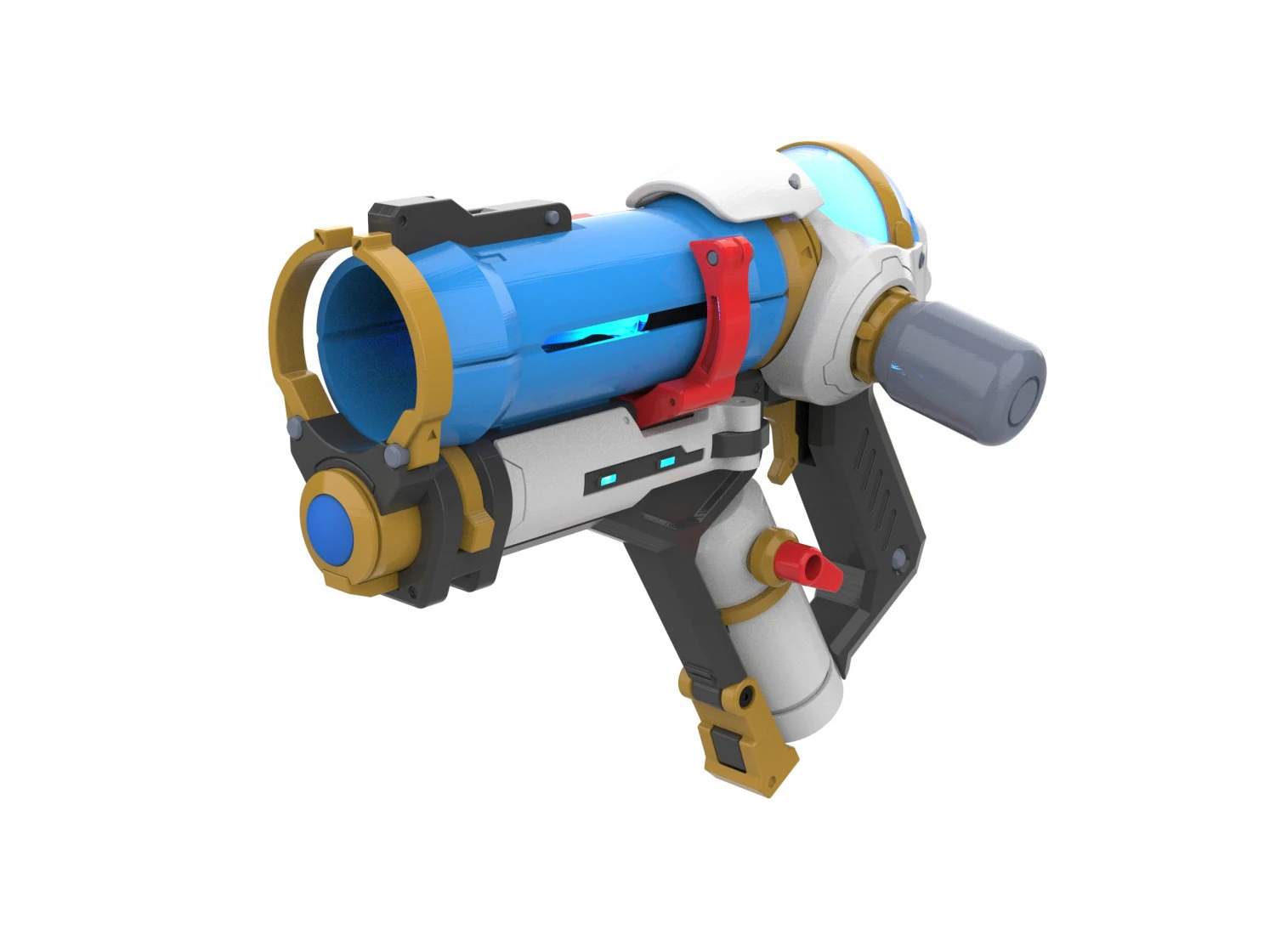 Mei Blaster - Overwatch - Printable - STL files 3D Print Model .c4d .max .obj .3ds .fbx .stl .blend 