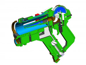 Mei Blaster - Overwatch - Printable - STL files 3D Print Model