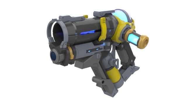Mei Blaster Firefighter Skin - Overwatch - Printable - STL files Modelo de Impressão 3D .c4d .max .obj .3ds .fbx .stl .blend 