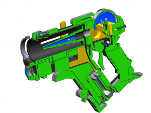 Mei Blaster Firefighter Skin - Overwatch - Printable - STL files Modelo de Impressão 3D