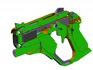 Mercy Blaster Devil Skin - Overwatch - Printable - STL files 3D-printmodel