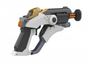 Mercy Blaster 3 Skins - Overwatch - Printable - STL files 3Dプリントモデル