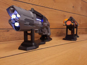 Pacote Cold Cannon e Flame Cannon - Legends Of Tomorrow - Para impress&atilde;o - Arquivos STL Modelo de Impressão 3D