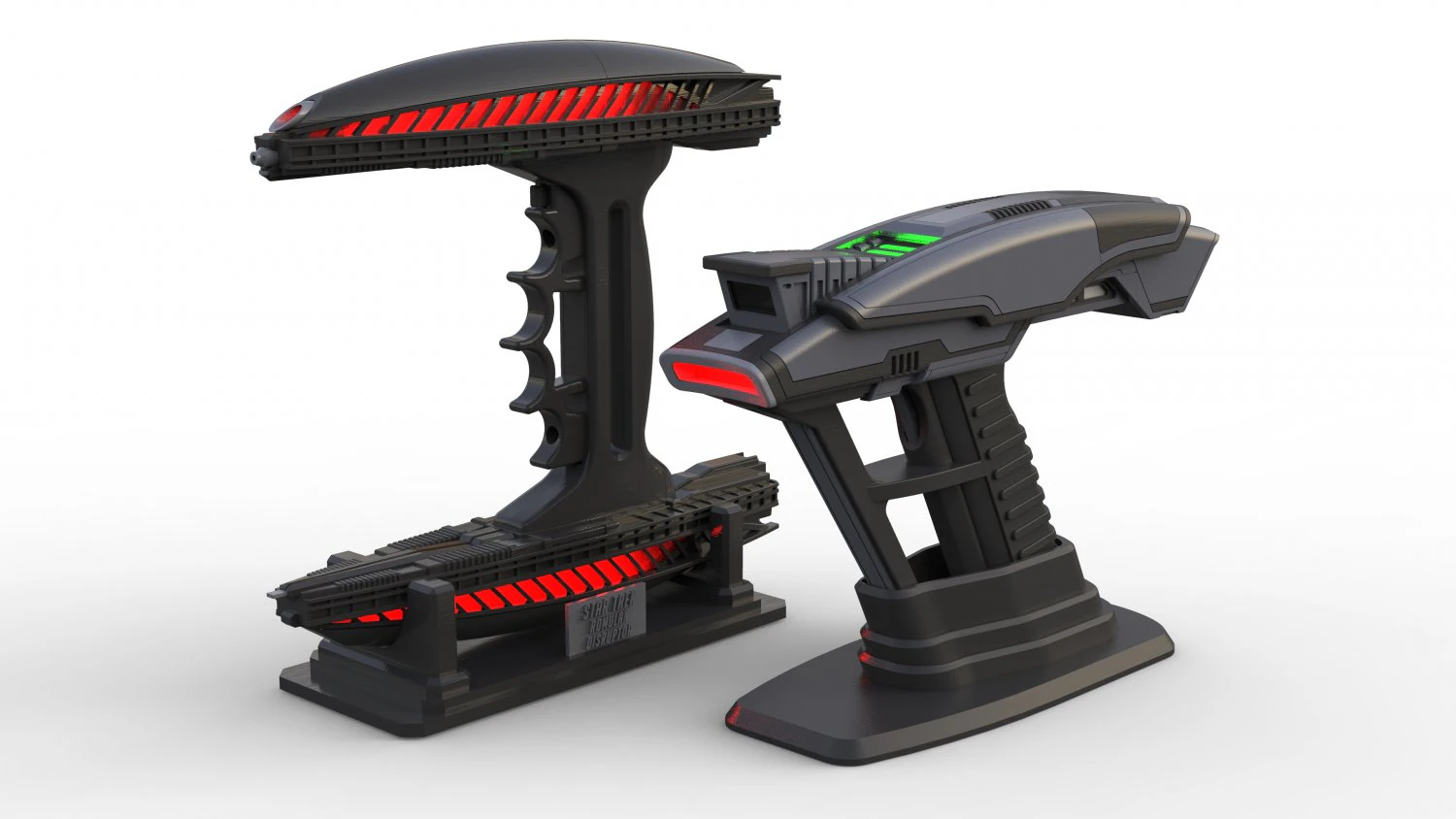 Star Trek Picard Bundle - Picard Phaser - Romulan Disruptor - STL Files 3D Print Model .c4d .max .obj .3ds .fbx .stl .blend 