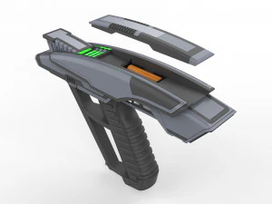 Star Trek Picard Bundle - Picard Phaser - Romulan Disruptor - STL Files 3D Print Model