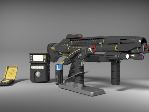 Star Trek Discovery Bundle - Phaser Rifle Tricoder - Printable - STL files 3D Print Model