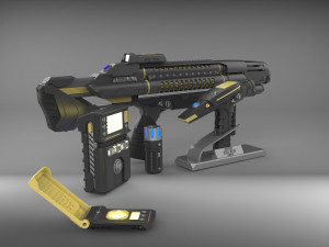 Star Trek Discovery Bundle - Phaser Rifle Tricoder - Printable - STL files 3Dプリントモデル