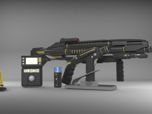 Star Trek Discovery Bundle - Phaser Rifle Tricoder - Printable - STL files 3Dプリントモデル