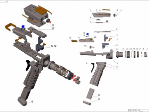 Star Trek Discovery Bundle - Phaser Rifle Tricoder - Printable - STL files 3D Print Model