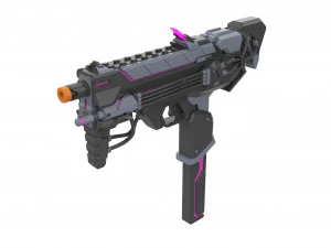 Sombra Cannon Augmented Skin - Overwatch - Printable - STL files 3D Print Model