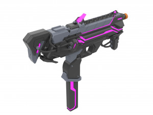 Sombra Cannon Augmented Skin - Overwatch - Printable - STL files 3D Принт Модель