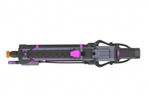 Sombra Cannon Augmented Skin - Overwatch - Printable - STL files 3D Принт Модель
