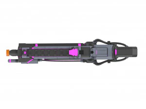 Sombra Cannon Augmented Skin - Overwatch - Printable - STL files 3D Print Model