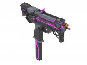 Sombra Cannon Augmented Skin - Overwatch - Printable - STL files 3D Print Model