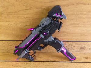 Sombra Cannon Augmented Skin - Overwatch - Printable - STL files 3D Print Model