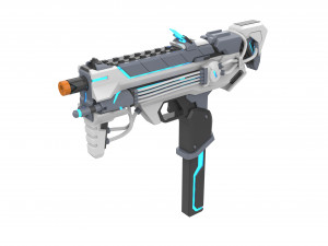 Sombra Cannon Cyberspace Skin - Overwatch - Printable - STL files 3D Print Model