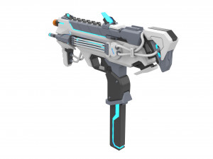 Sombra Cannon Cyberspace Skin - Overwatch - Printable - STL files 3D Baskı Modeli