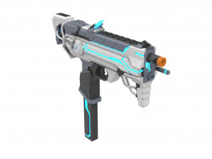 Sombra Cannon Cyberspace Skin - Overwatch - Printable - STL files 3D Baskı Modeli