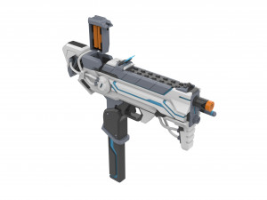Sombra Cannon Cyberspace Skin - Overwatch - Printable - STL files 3D Baskı Modeli