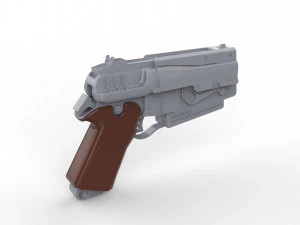 10mm Pistol - Fallout 4 - Printable - STL files 3D Print Model
