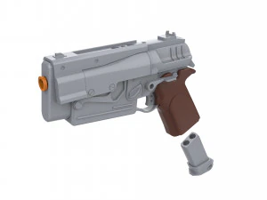 10mm Pistol - Fallout 4 - Printable - STL files 3D Print Model