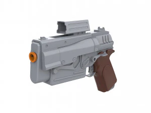 10mm Pistol - Fallout 4 - Printable - STL files 3D Print Model