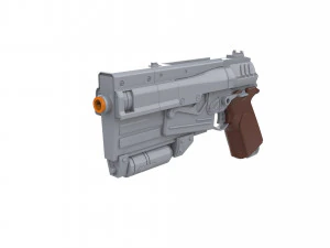 10mm Pistol - Fallout 4 - Printable - STL files 3D Print Model