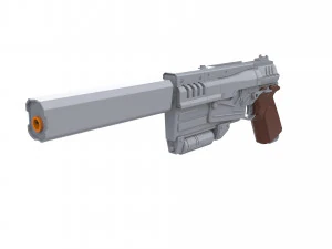 10mm Pistol - Fallout 4 - Printable - STL files 3D Print Model