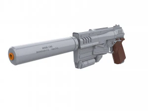 10mm Pistol - Fallout 4 - Printable - STL files 3D Print Model