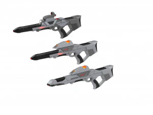 Pacote de rifles Phaser Tipo 3 - Primeiro contato de Star Trek - Para impress&atilde;o - Arquivos STL Modelo de Impressão 3D