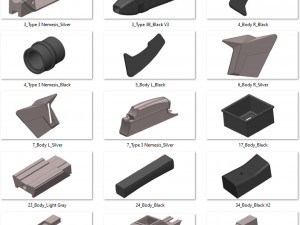 Type 3 Phaser Rifles Bundle - Star Trek First Contact - Printable - STL files Modèles 3D en vedette