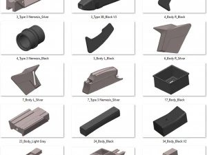 Type 3 Phaser Rifles Bundle - Star Trek First Contact - Printable - STL files 3D Print Model