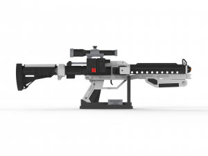 F-11D Blaster Rifle and SE44 Blaster - Star Wars Bundle - Printable s - STL files 3D Print Model